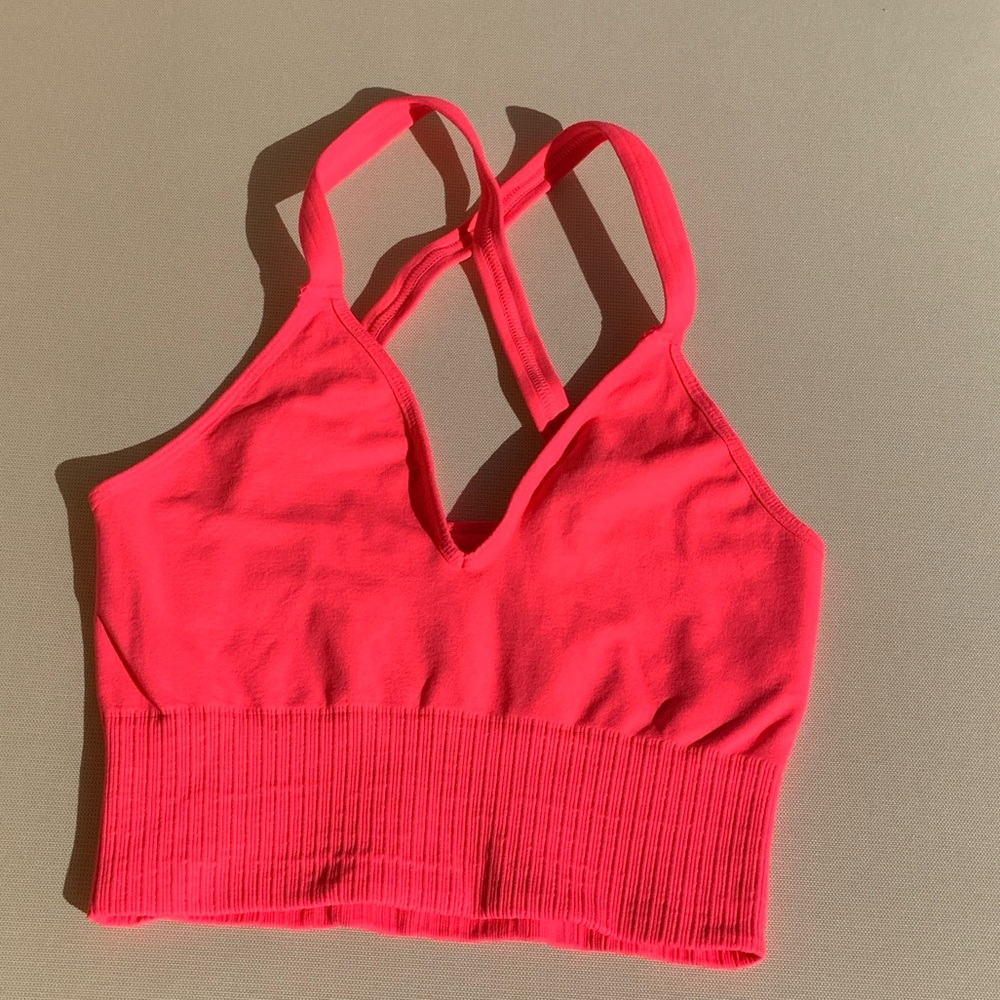 FP Movement by Free People Bright Coral Sports Bra